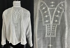 Edwardian embroidered pintuck - edwardian,