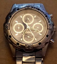 Men's quartz SEKONDA 50 meters Chronograph wrist watch 