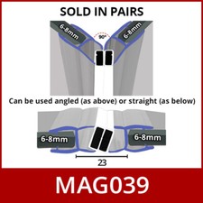 Magnetic Straight or Curved