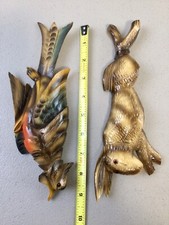 Wooden Rabbit and Bird for