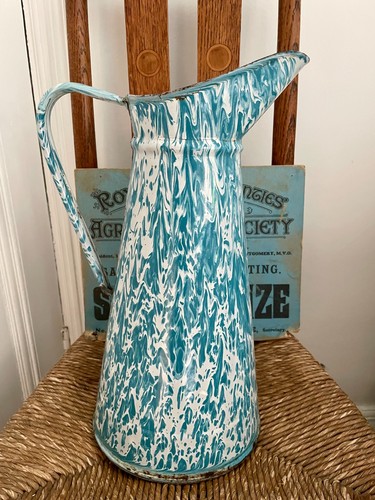Vintage enamel french large - enamel,