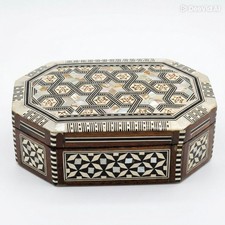 Egyptian wooden jewelry box - jewelry,