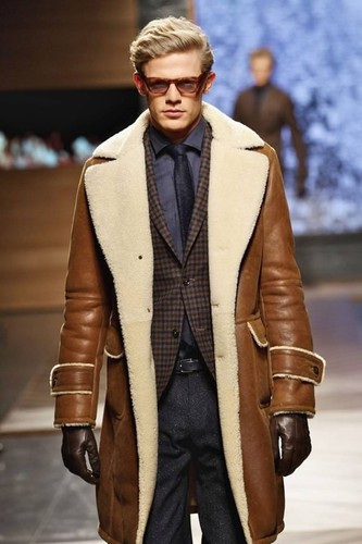 Men raf trench coat brown - men`s,