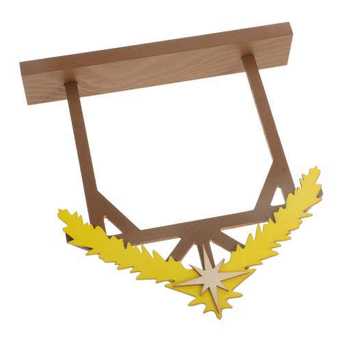 3pcs wooden nativity - 3pcs, stable