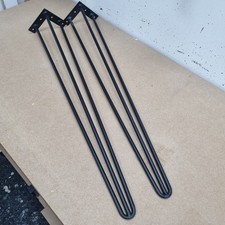 2 x 30” Hairpin Legs for Table / Console / Radiator Cover 