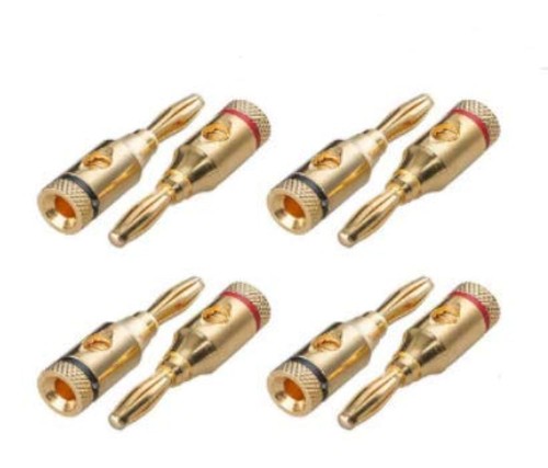 Pairs banana plugs - 4, 8