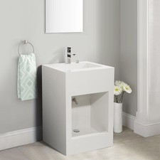 Porcelain White Marble Wudu