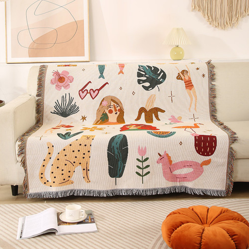 Abstract illustration blanket - abstract,