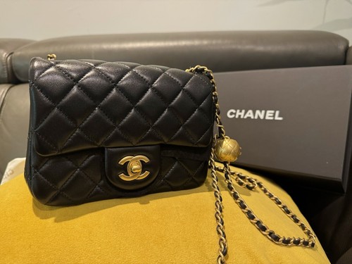 Chanel mini flap bag gold - mini,