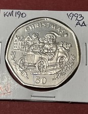 1993 Gibraltar 50p Christmas
