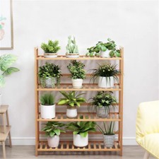 4-Tier Bamboo Bookcase with