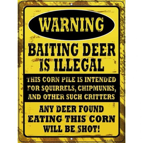 Deer baiting illegal parking - deer,