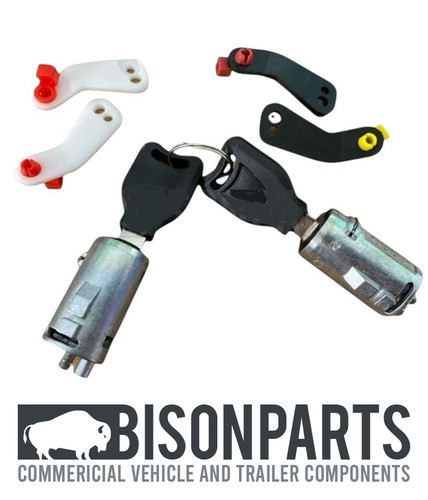 Door handle barrel lock set - handle, &