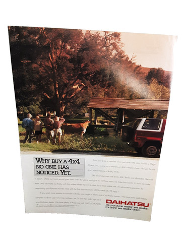 1991 daihatsu rocky 4x4 suv - 1991,
