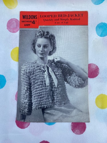 Ladies looped bed jacket - ladies,