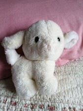 Vintage Pedigree 1980s Cream And White Lamb Sheep Soft Toy