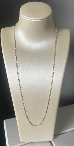 9ct yellow gold 20inch chain - yellow,