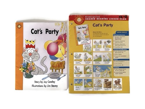 Cat party joy cowley book - by,