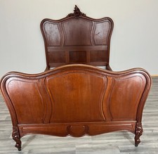 Vintage French oak Double  Bed (LOT 3254)