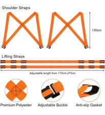 2pcs lifting moving straps - ​2pcs,