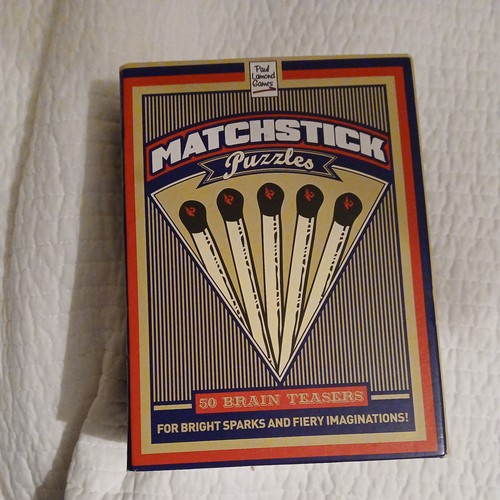 Paul lamond matchstick puzzles - matchstick,
