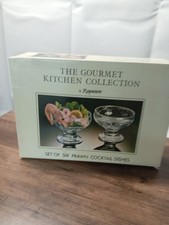 Rayware Gourmet Collection Set of 6 Prawn Cocktail Dishes New Boxed Rare