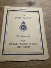The Antelope, Journal Of The Royal Warwickshire Regiment. Vol xxii No.2, 1952
