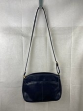 Jane Shilton Clubhouse Bag Navy Blue Medium Size Leather