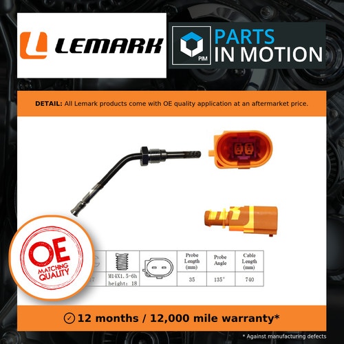 Exhaust temperature sensor - exhaust,