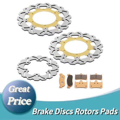 Front rear brake discs pads - front,
