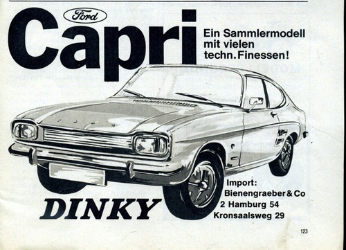 Dinky ford capri - dinky,