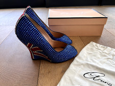 Aruna Seth | Collector's Diamond Jubilee Swarovski Heels | 37 | BNIB | RRP $6k