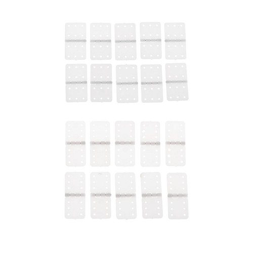 20pcs plastic pinned hinges - plastic,