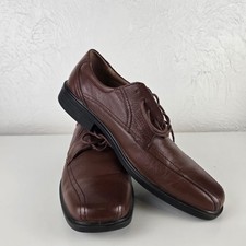 Padders Aston Men’s Brown Leather Shoes UK 11 Wide Fit Comfort Smart Casual