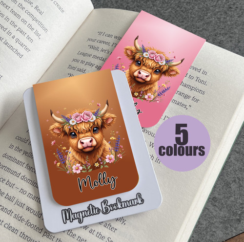 Personalised magnetic bookmark - magnetic,