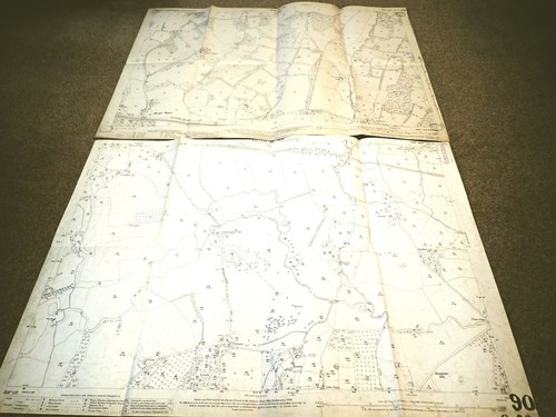 Kent old map plan - old, history