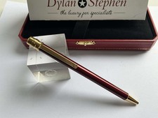 Cartier Santos De Cartier red Lacquer ballpoint pen