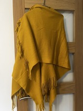 M&S Yellow Mustard wrap poncho