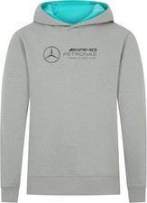 Mercedes AMG Petronas F1 Team Official PUMA Kids Pullover Sweatshirt Hoody Grey