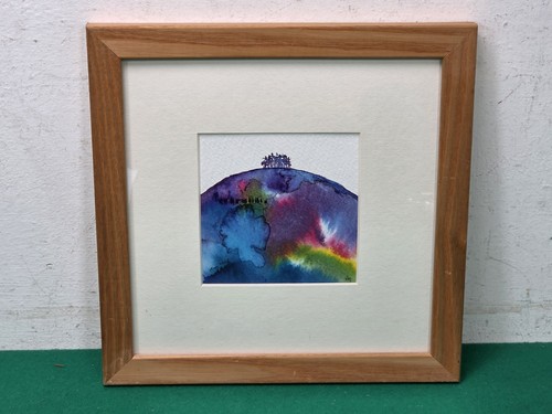 Small framed abstract - small,