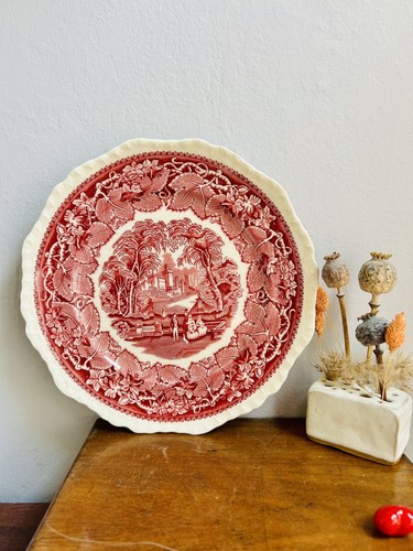 Vintage mason vista red pink - vintage,