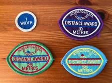 Vintage International S.T.A. Distance Awards for Swimming: 4 x Sew on Patches