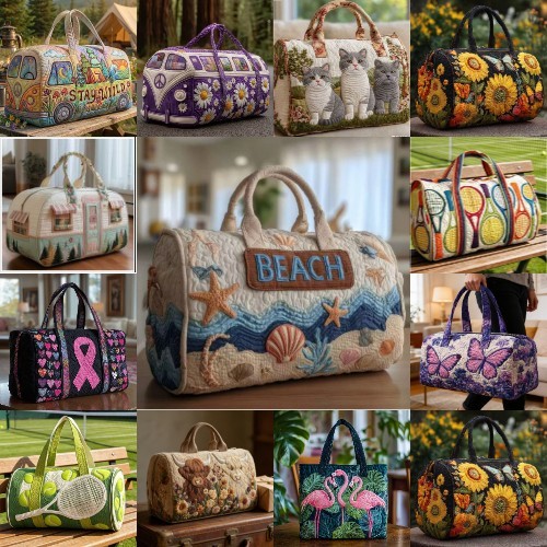 Styles quilted hippie van - quilted,