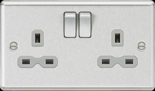Brushed steel switches - brushed,