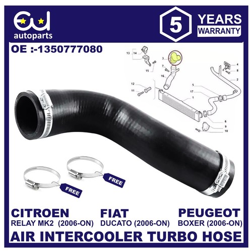 Intercooler turbo hose pipe - intercooler,