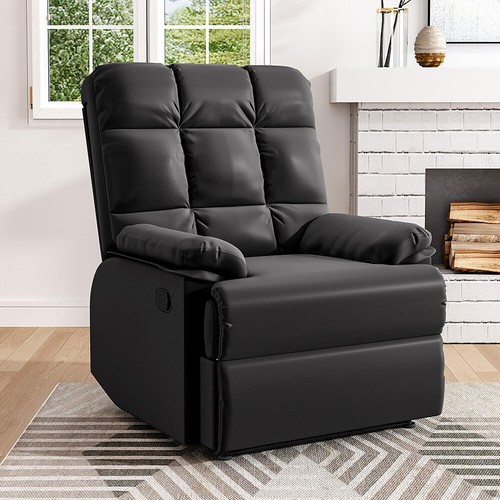Recliner chair faux - recliner,