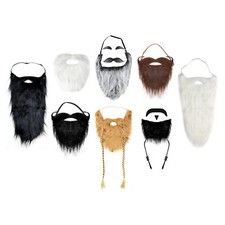 Self-Adhesive or Elasticated Fancy Dress Viking Fake Beards (Various Styles)