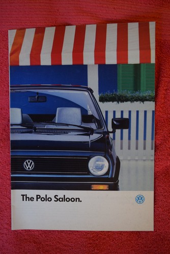 Polo saloon brochure rare - saloon,