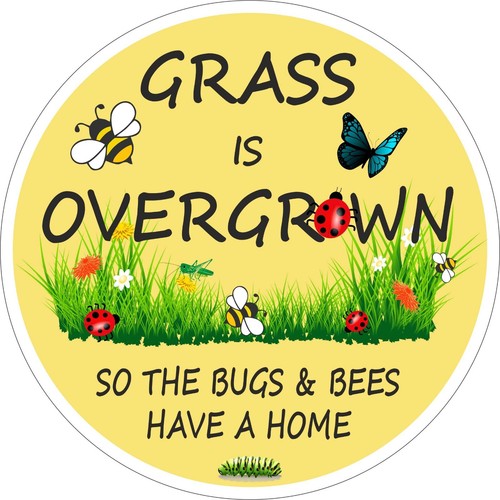 Bugs bees metal garden sign - bees,
