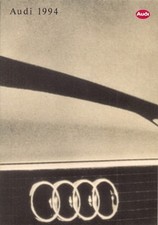 Audi Range 1993-94 UK Market Sales Brochure 80 Coupe Cabriolet 100